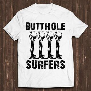 Butthole Surfers Naked Clown Noise Punk Hard Rock Music Meme Gift Funny Tee